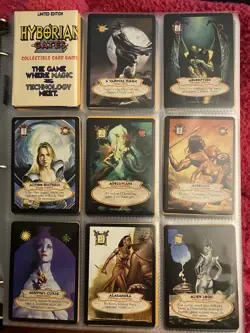 HUGE LOT HYBORIAN GATES TCG TRADING CARDS. 1995 459 CARDS. M/NM VERY NICE! - Image 2