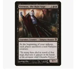 MTG English Anowon, the Ruin Sage NM Foil Worldwake - Image 2