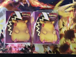 Pokemon Pikachu Charizard Vmax Gigantimax Mini Portfolio Card Binder 2x Quantity - Image 1