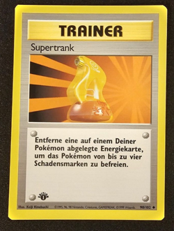 NM - Super Potion - 90/102 - 1st Edition - Base Set - German - Pokemon Card - Image 1