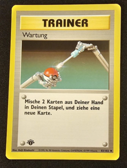NM - Maintenance - 83/102 - 1st Edition - Base Set - German - Pokemon Card - Image 1