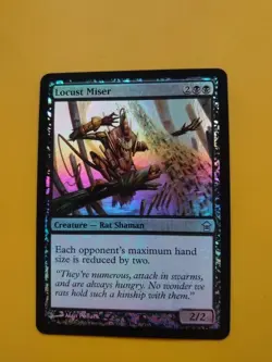 Locust Miser - Rat Shama FOIL Saviours of kamigawa Magic the Gathering Card. NM - Image 1