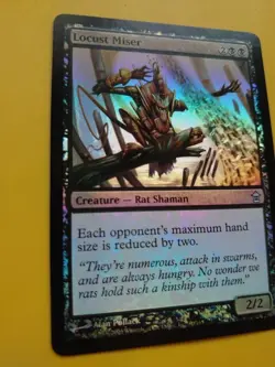 Locust Miser - Rat Shama FOIL Saviours of kamigawa Magic the Gathering Card. NM - Image 4