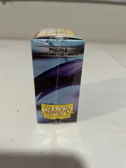Dragon Shield Card Sleeves - Purple Matte, 100 ct, NISB- Pokemon, Baseball cards 5706569110093 - Image 2