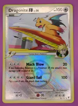 Dragonite 56/147 Supreme Victors Crosshatch Reverse Holo Mid-Era Pokemon Card - Image 1