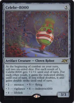 Celebr-8000 (Galaxy Foil) Unfinity Rare #471 NM MTG - Image 1