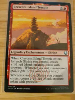 MTG Crescent Island Temple 0129 Avatar: The Last Airbender M/NM Free UK P&P - Image 1