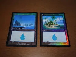 FOIL Lands lot Invasion Japanese x10 mtg SP,MP [FC] C - Image 3