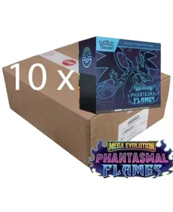 Pokemon TCG ME2 Phantasmal Flames Elite Trainer Box ETB SEALED (Case of 10) ✅📦 - Image 1