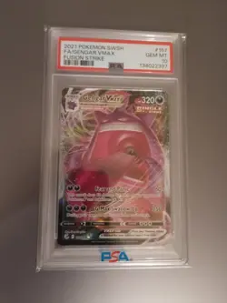 Pokemon TCG Gengar VMAX 157/264 Swsh08: Fusion Strike Holo 💎💎💎 - Image 1