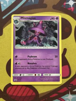 Pokemon Mismagius SM245 - SM Black Star Promo - Excellent - Image 1