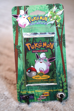 Pokemon Jungle Booster Blister Pack Wigglytuff Artwork 1999 WOTC Factory Sealed - Image 1
