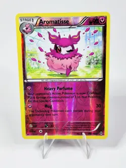 Pokemon TCG - Aromatisse 106/162 XY - BREAKthrough Rare Reverse Holo MP+/LP - Image 1