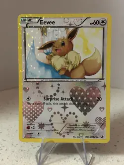 Eevee RC14/RC25 Legendary Treasures Radiant Collection Pokemon TCG 2013 LP - Image 1