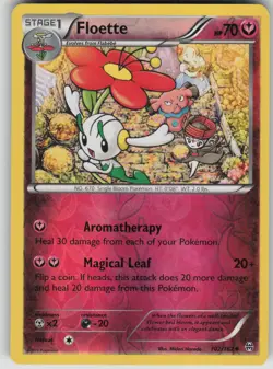 Pokemon TCG Floette Uncommon Reverse Holo XY - BREAKthrough 102/162 - Image 1