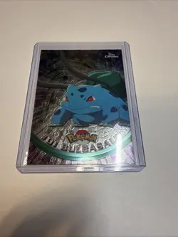 #01 Bulbasaur Topps Chrome 2000 Pokemon TV Animation Series 1 - Image 1