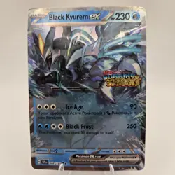 Black Kyurem ex 048/191 STAMPED Surging Sparks Double Rare Holo Pokemon TCG MINT - Image 1