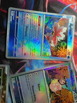 Pokemon SV Prismatic Evolutions Master Ball Lot NM Noctowl Goldeen Okidogi - Image 4