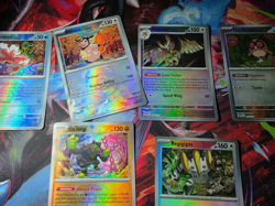 Pokemon SV Prismatic Evolutions Master Ball Lot NM Noctowl Goldeen Okidogi - Image 5