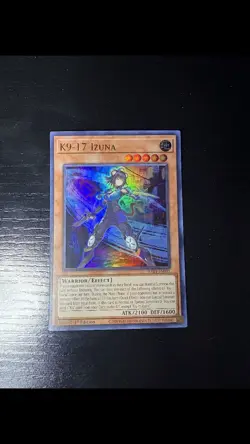 K9-17 Izuna Ultra Rare Near Mint 1st ed JUSH Yugioh!! - Image 1