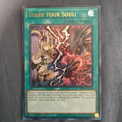 Yugioh Stake your Soul! WISU-EN023 Wild Survivors 1st Edition Ultra Rare NM - Image 1
