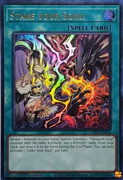 Yugioh Stake your Soul! WISU-EN023 Wild Survivors 1st Edition Ultra Rare NM - Image 2
