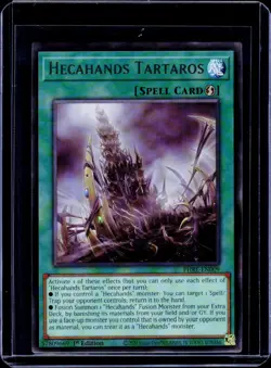 Yugioh! Hecahands Tartaros, PHRE-EN009, Super Rare, 1st Edition - Image 1