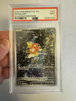 2023 Pokemon Magikarp SIR Illustration Rare - Paldea Evolved 203/193 PSA 9 MINT! - Image 2