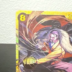 One Piece Crocodile OP14-120 SEC Gold Foil The Azure Sea’s Seven - Image 3