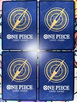 One Piece TCG Monkey.D.Luffy P-001 25th Anniversary (NM, Set of 4) - Image 2