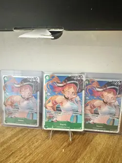 Nami SR’s Foil OP14-031 The Azure Sea’s Seven One Piece (LOT OF 3) - Image 1