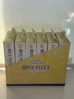 Lot Of 6 Egghead Starter Deck [ST-29] With Display Case [One Piece] New - Image 3