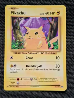Pikachu 35/108 Pokemon XY Evolutions Non Holo Card NEAR MINT NM - Image 1