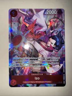 Izo OP03-003 Rare ALT ART PRB-01 One Piece Trading Card Game ENGLISH TCG CCG - Image 1