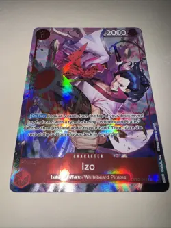 Izo OP03-003 Rare ALT ART PRB-01 One Piece Trading Card Game ENGLISH TCG CCG - Image 4