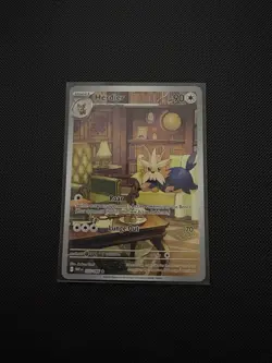 Herdier 155/086 Pokemon White Flare Illustration Rare Full Art English TCG 2025 - Image 1