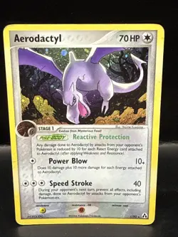 Pokemon TCG Aerodactyl 1/92 EX Legend Maker Holo Rare - Image 1
