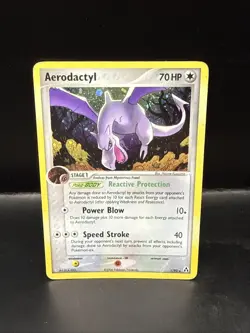 Pokemon TCG Aerodactyl 1/92 EX Legend Maker Holo Rare - Image 3