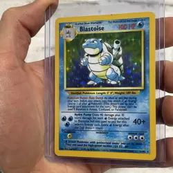 Pokemon Base Set Unlimited Blastoise 2/102 Holo Rare LP Vintage WOTC Pokemon TCG - Image 2
