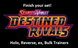Pokemon TCG: S&V Destined Rivals - Pick Your Card! Holo/Rev/ex/Regular Trainers - Image 1