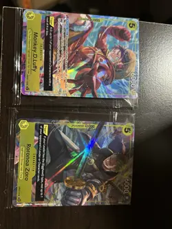 One Piece Illustration Box Vol 3 Roronoa Zoro & Monkey.D.Luffy Promo Cards ENG - Image 1