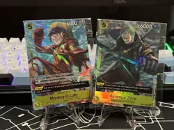 One Piece Illustration Box Vol 3 Roronoa Zoro & Monkey.D.Luffy Promo Cards ENG - Image 1