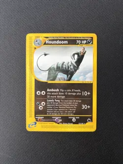 Pokemon Card Skyridge Houndoom 12/144 E Series Pokemon TCG - Image 1
