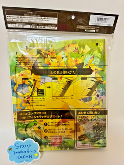 Pikachu Card Game Collection File Binder & Refill Pokemon Center JAPAN Official - Image 2