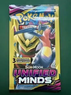 Pokemon Unified Minds Sun & Moon 3 Card Pack - 1 Sealed Pack - Image 4