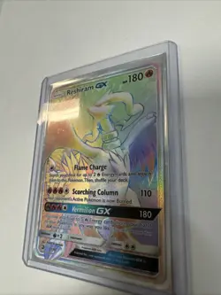 Pokemon TCG: RESHIRAM GX 71/70 holo full art card LIGHTLY PLAYED ng11310 - Image 3