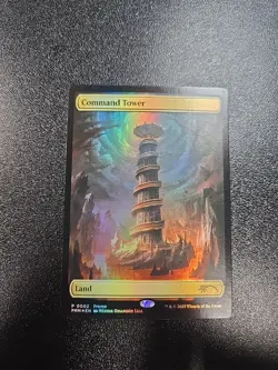 MTG Command Tower FOIL Textless Tower Turbo 2 Promo Magic The Gathering Avatar - Image 1
