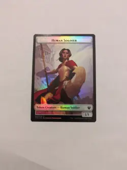 Human Soldier (002) Tentacle (006) Token *FOIL* Theros Beyond Death NM MTG - Image 1