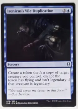MTG: Commander Legends: Baldur's Gate: Iremicus's Vile Duplication: LP Condition - Image 1