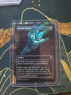 Arcane Signet (Borderless) Commander Masters Foil - Image 1